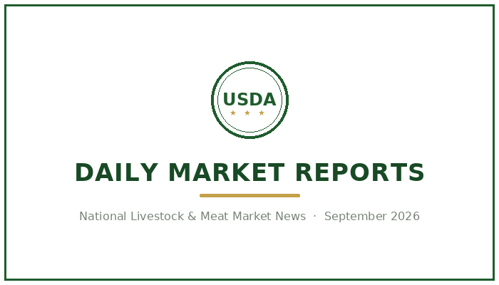 USDA Daily Market Reports